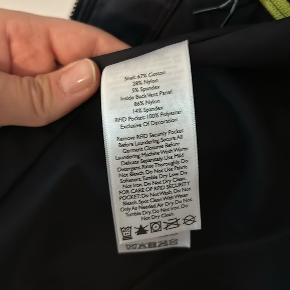 Eddie Bauer black travel raincoat jacket black medium - Picture 15 of 16